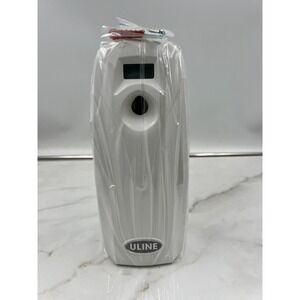 ULINE Automatic Air Freshener Dispenser White LCD Display Wall Mount Hardware